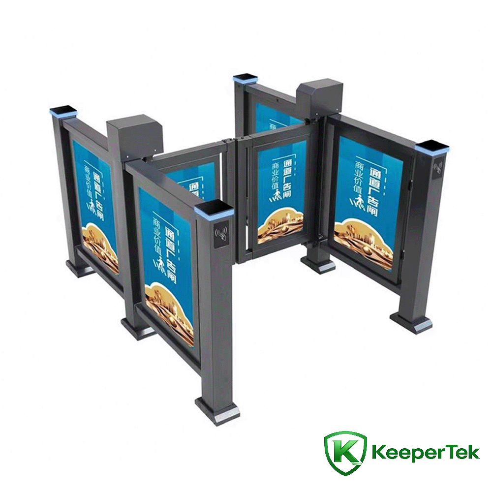 د ګارډ ریل KT-EAG004 سره د بریښنایی اعلاناتو دروازه